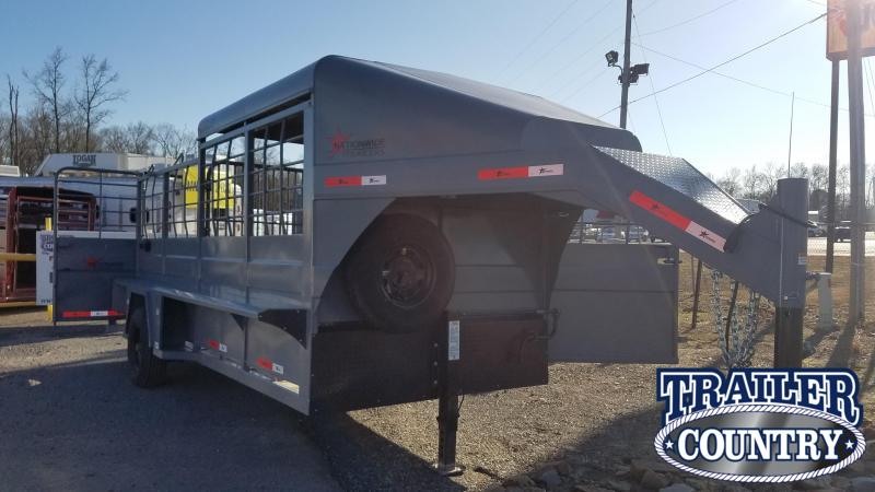 ***PRICE REDUCTION** 2019 Nationwide Trailer RAWMAXX 16FT Half Top Livestock Trailer ***PRICE REDUCTION** 2019 Nationwide Trailer RAWMAXX 16FT Half Top Livestock Trailer