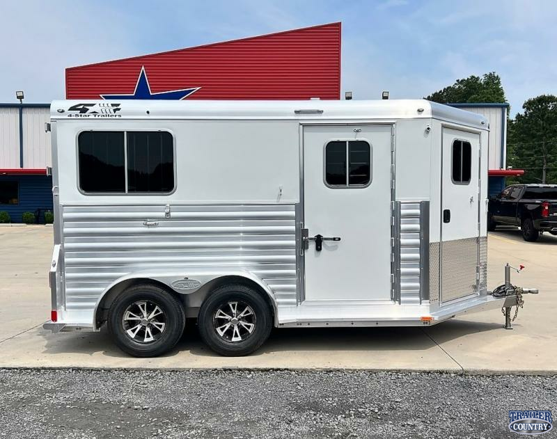2022 Delta Manufacturing 500 2 Horse Stock Combo Horse Trailer