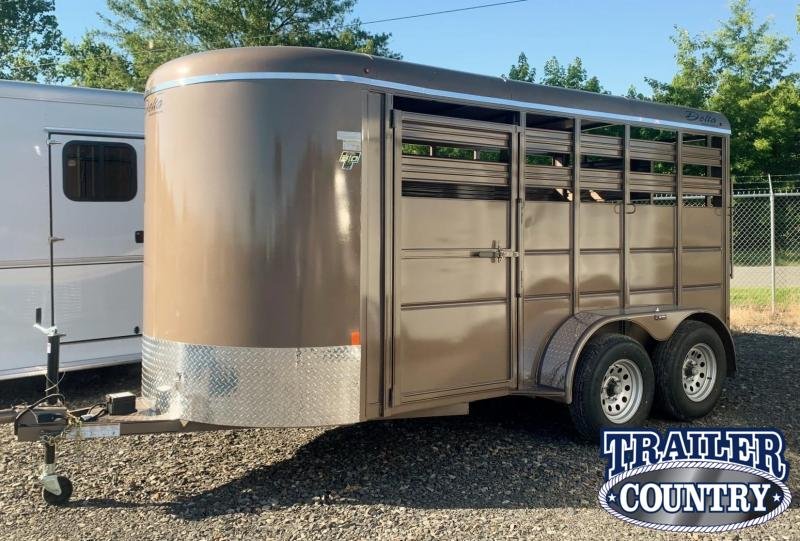 2022 Delta Manufacturing 500 2 Horse Stock Combo Trailer Livestock Trailer 2022 Delta Manufacturing 500 2 Horse Stock Combo Trailer Livestock Trailer
