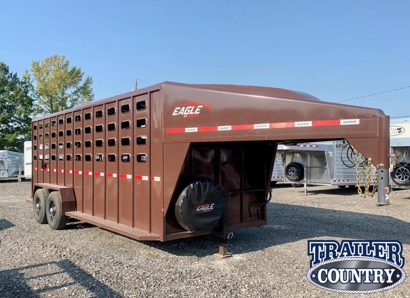 2022 Maxxim Industries Eagle 20' Livestock Trailer - IN STOCK!! 2022 Maxxim Industries Eagle 20' Livestock Trailer - IN STOCK!!