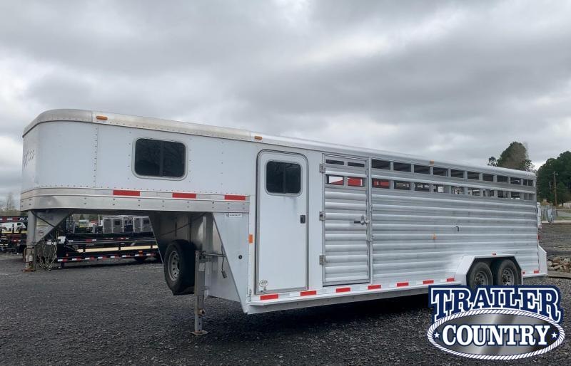 2015 Exiss Trailers 20+4' Aluminum Stock Combo Trailer Livestock Trailer 2015 Exiss Trailers 20+4' Aluminum Stock Combo Trailer Livestock Trailer