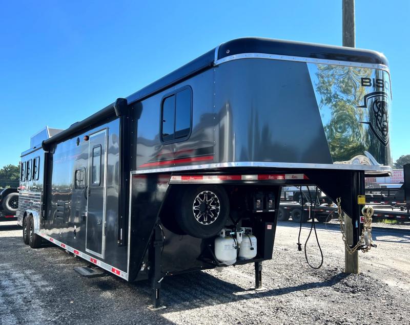 2023 Bison Trailers Ranger 8313 BS 3 Horse Living Quarters w/Slide Out