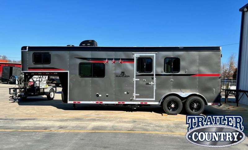 2022 **CLOSEOUT!!** Bison Trailers Ranger 7208 2 Horse Living Quarters Trailer - IN STOCK!! 2022 **CLOSEOUT!!** Bison Trailers Ranger 7208 2 Horse Living Quarters Trailer - IN STOCK!!