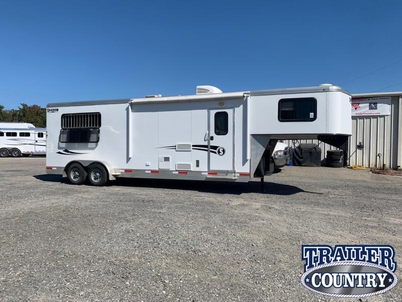 2018 Shadow Trailers 3 Horse with Living Quarters Horse Trailer 2018 Shadow Trailers 3 Horse with Living Quarters Horse Trailer
