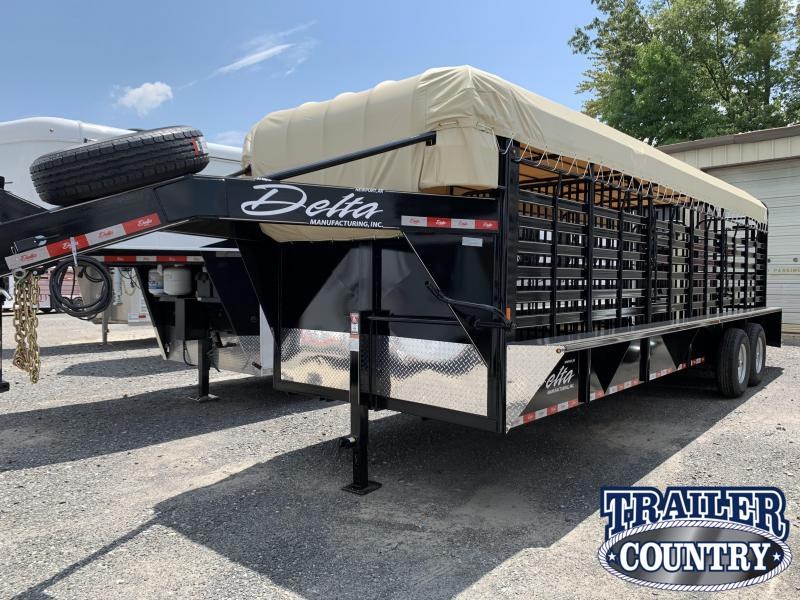 2021 Delta Manufacturing 500 Series 24' Livestock Trailer 2021 Delta Manufacturing 500 Series 24' Livestock Trailer