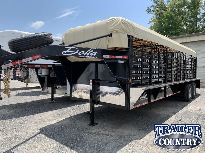 2021 Delta Manufacturing 500 Series 24' Livestock Trailer 2021 Delta Manufacturing 500 Series 24' Livestock Trailer