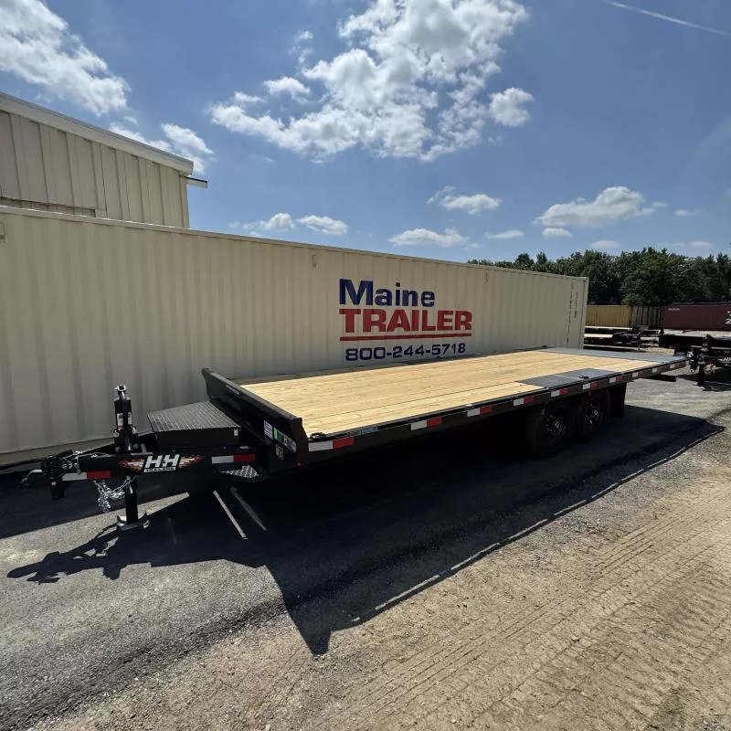 2025 H and H Trailer 8.5X22 H10222PTHD-B-150 Power Tilt Trailer