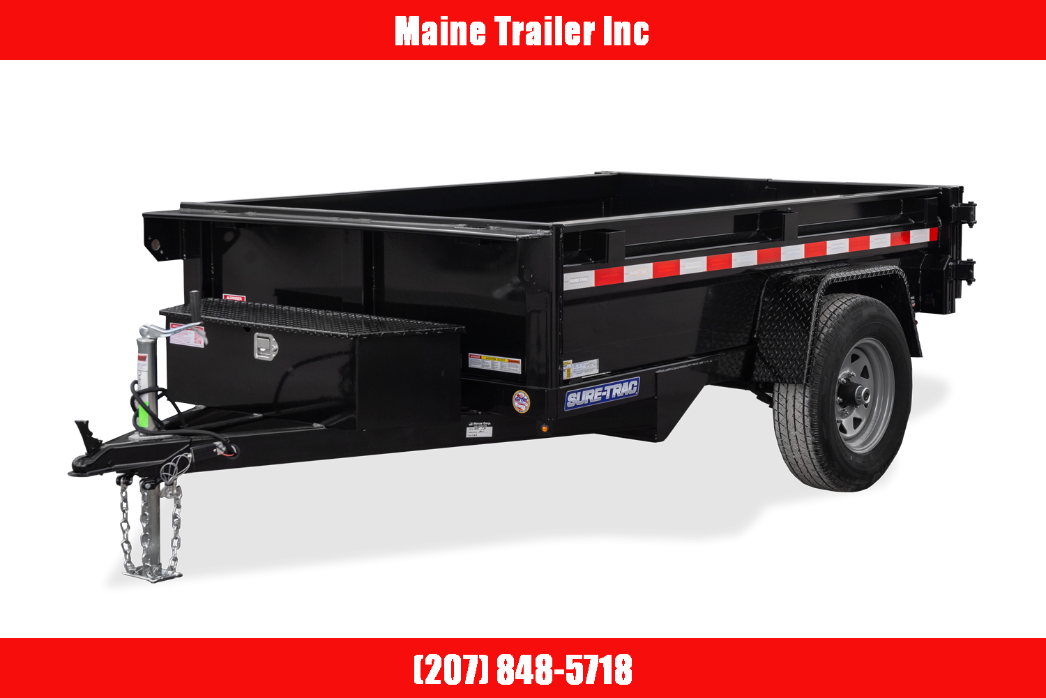 2022 Sure-Trac 5 x 8 Low Profile Homeowner Dump Trailer 5K Single Ram 2022 Sure-Trac 5 x 8 Low Profile Homeowner Dump Trailer 5K Single Ram