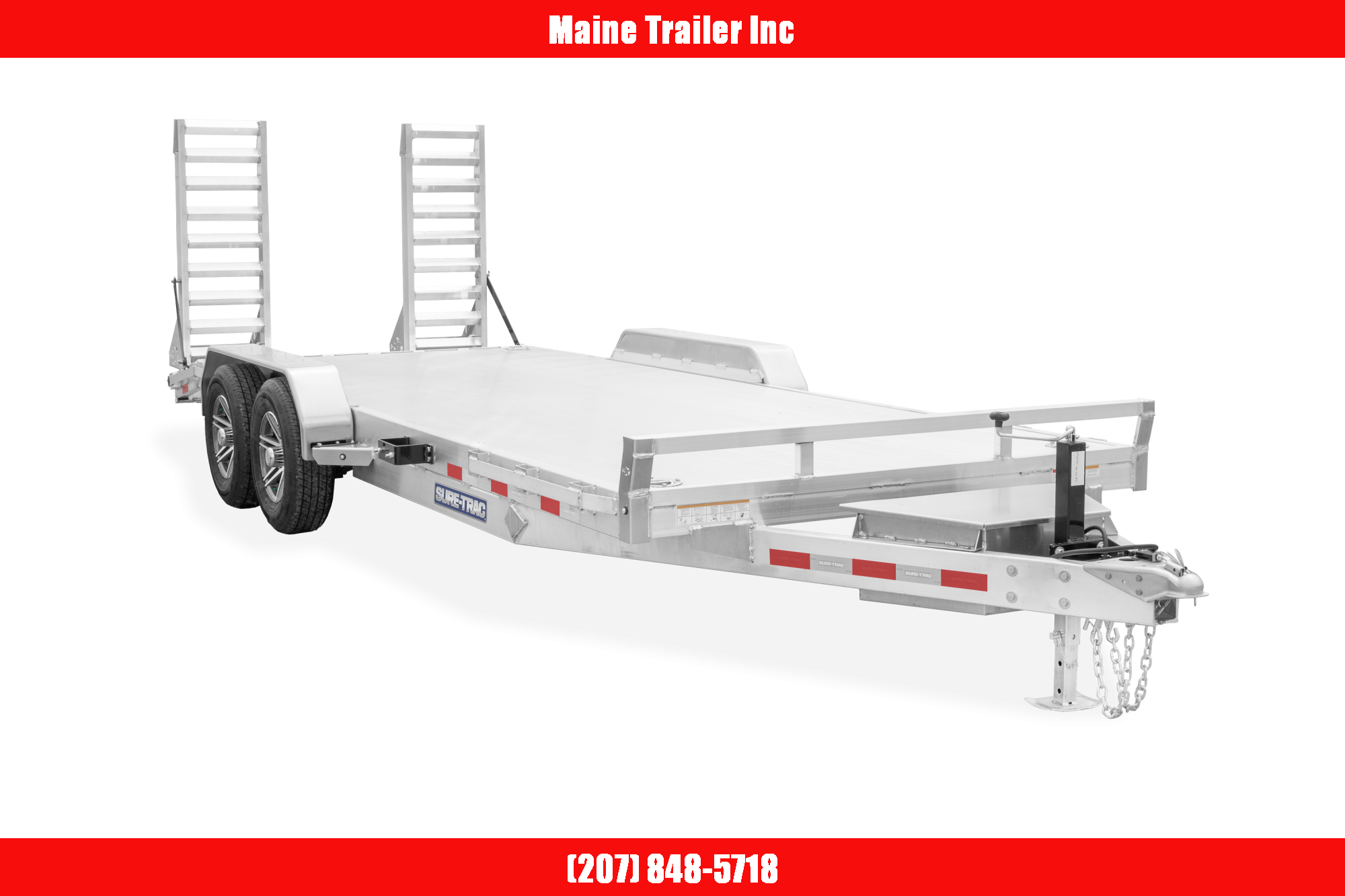2022 Sure-Trac 7 X 20 (18+2) Aluminum Implement 14K 2022 Sure-Trac 7 X 20 (18+2) Aluminum Implement 14K