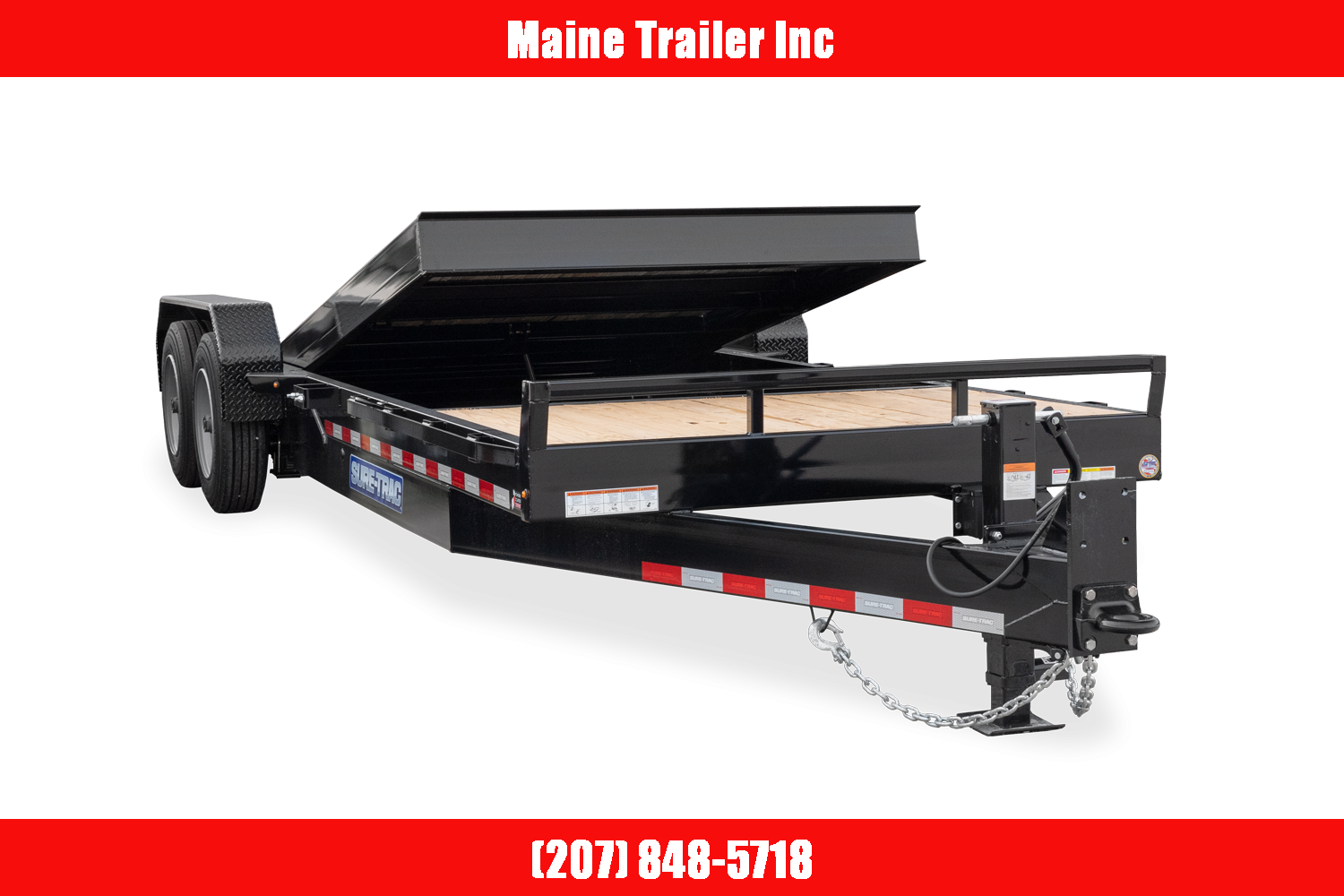 2023 Sure-Trac 7 x 18+4 Tilt Bed Equipment Trailer 16K 2023 Sure-Trac 7 x 18+4 Tilt Bed Equipment Trailer 16K