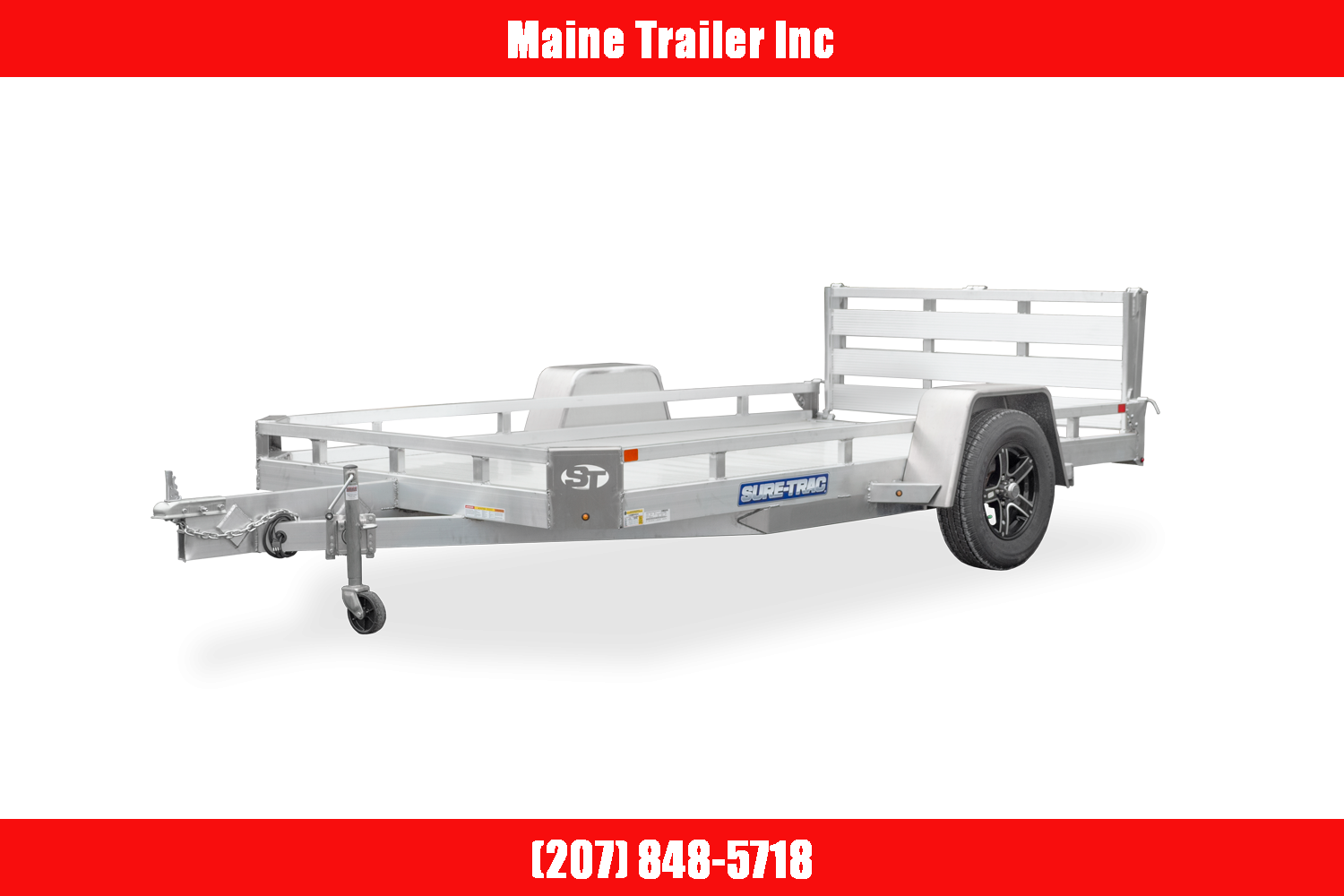 2022 Sure-Trac 7 X 14 Aluminum Low Side Utility 3K 2022 Sure-Trac 7 X 14 Aluminum Low Side Utility 3K