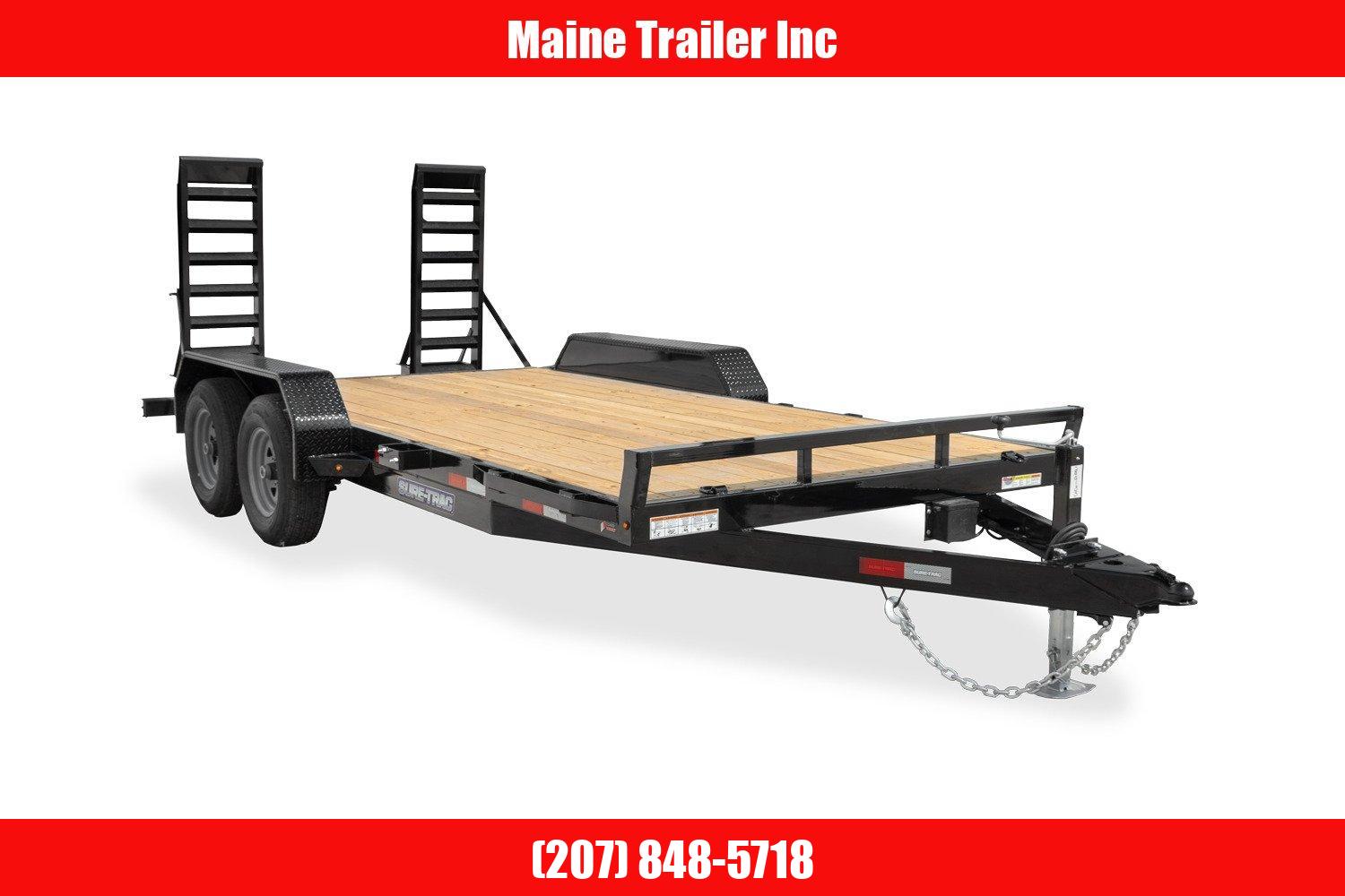 2023 Sure-Trac 7 x 16 (14+2) Equipment Trailer 10K 2023 Sure-Trac 7 x 16 (14+2) Equipment Trailer 10K