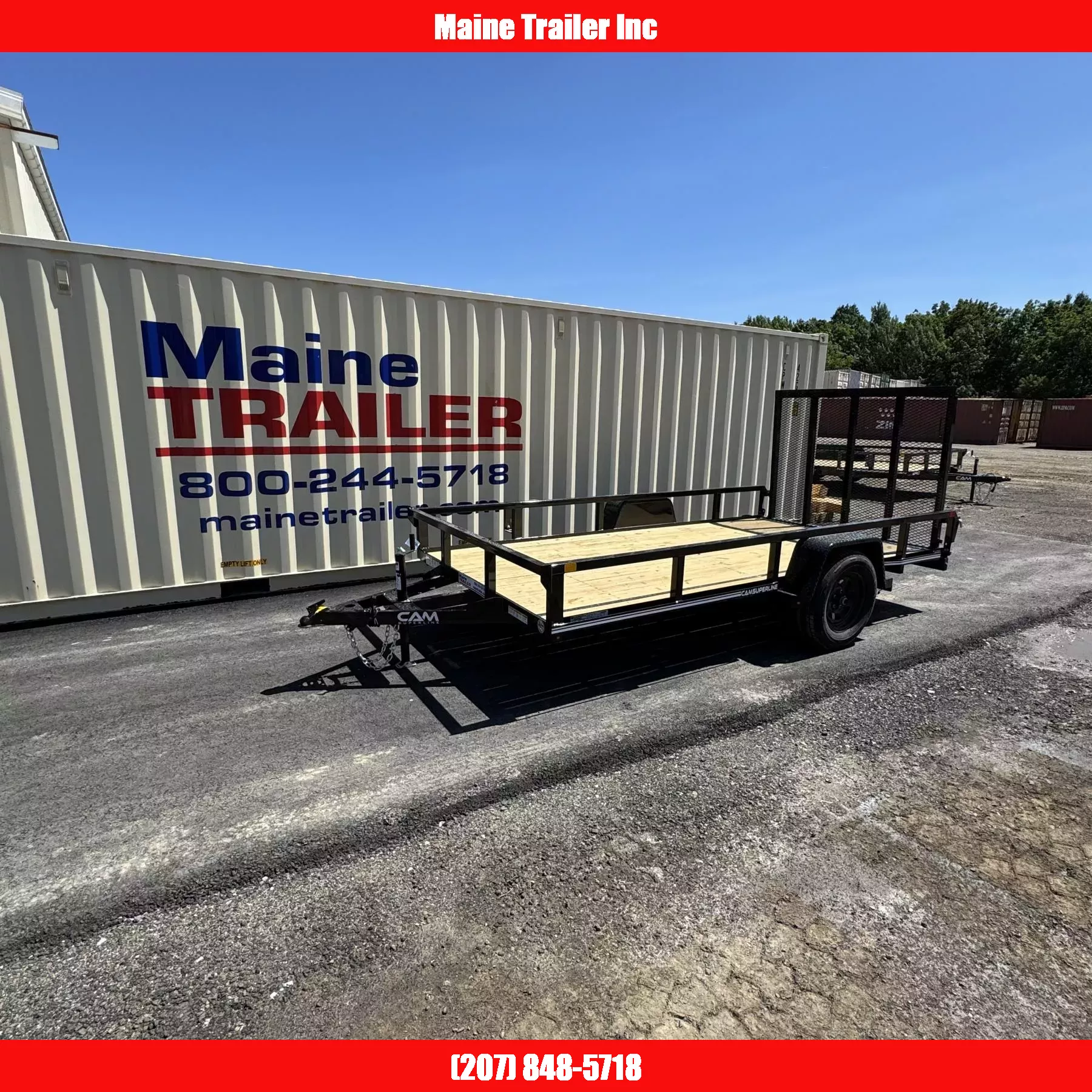 2025 Cam Superline 6 x 12 CAM Tube Top Utility 3K Idler 1762357898