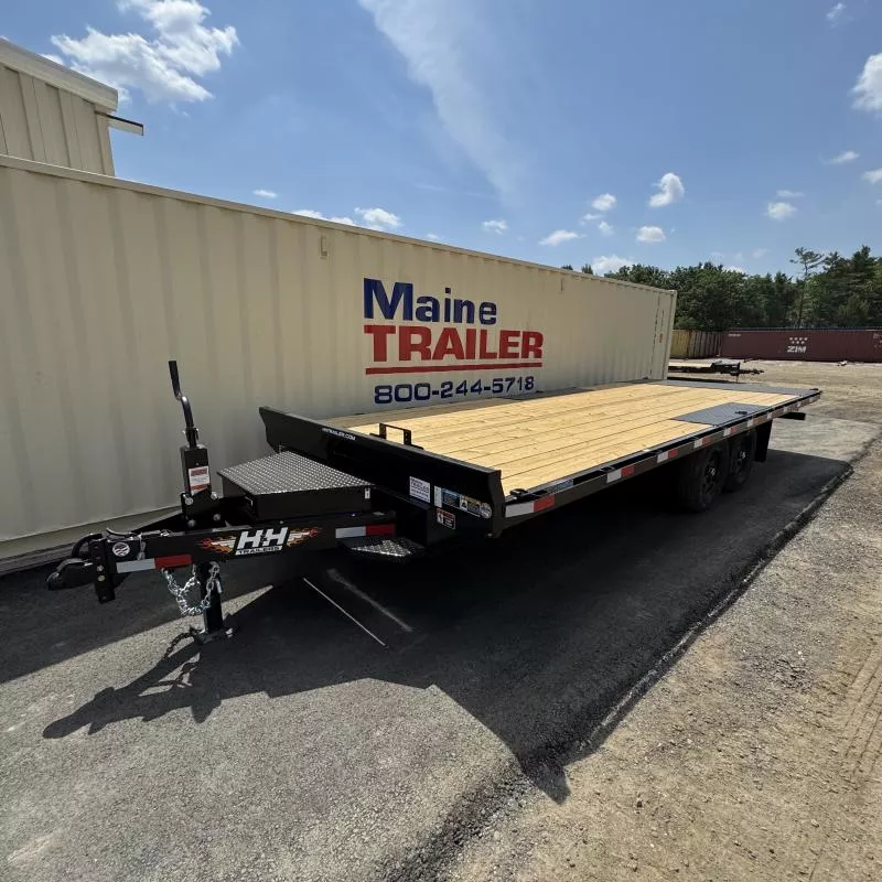 2025 H and H Trailer 8.5X22 H10222PTHD-B-150 Power Tilt Trailer