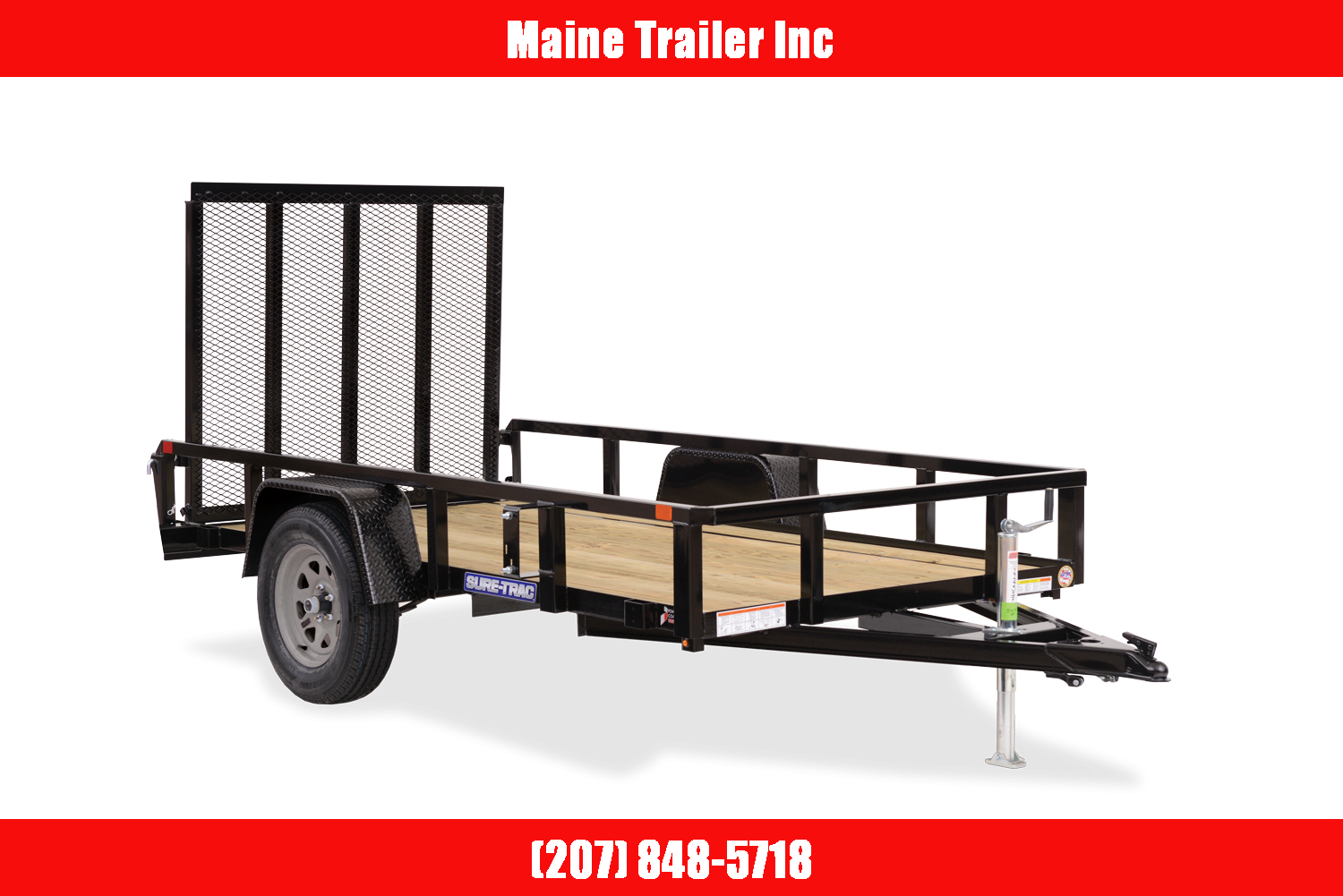 2022 Sure-Trac 5 x 10 Tube Top Utility Trailer 3K Idler 2022 Sure-Trac 5 x 10 Tube Top Utility Trailer 3K Idler