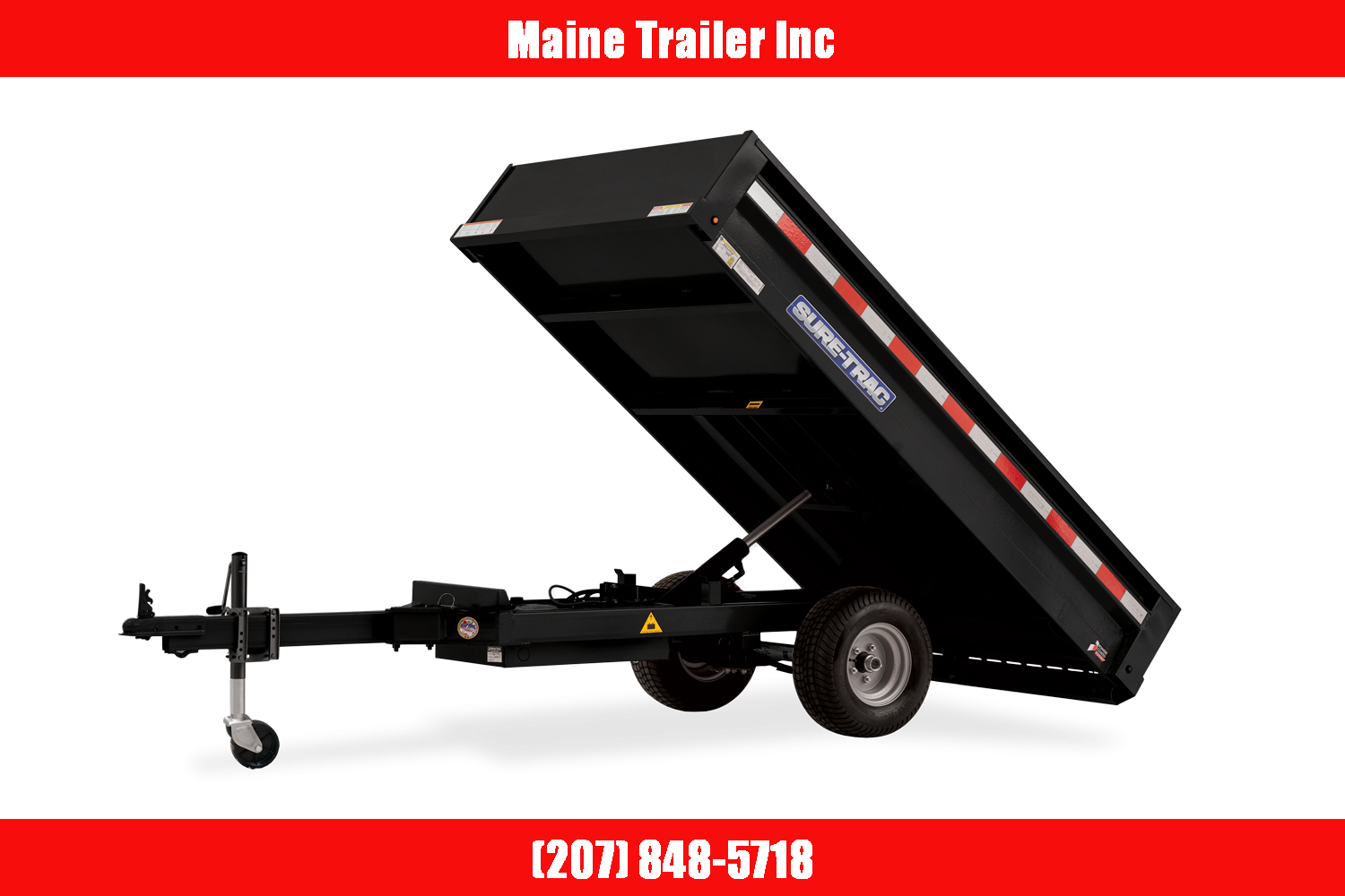 2022 Sure-Trac 4.5 x 8ft Utility Dump Trailer 2022 Sure-Trac 4.5 x 8ft Utility Dump Trailer
