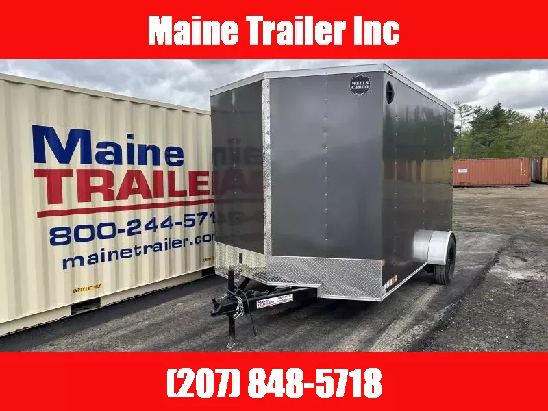 2025 Wells Cargo 7X12 FT712S2-D Cargo / Enclosed Trailer 3.5K