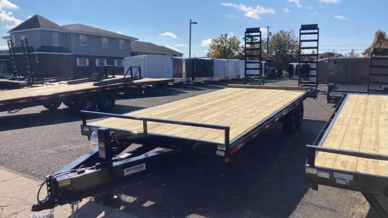 2023 Quality Steel and Aluminum 102x20+4 deckover Equipment Trailer