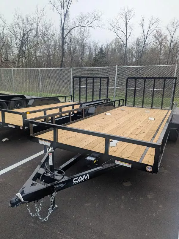 2026 Cam Superline  7' x 18' Tube Top CAM Utility, Tandem