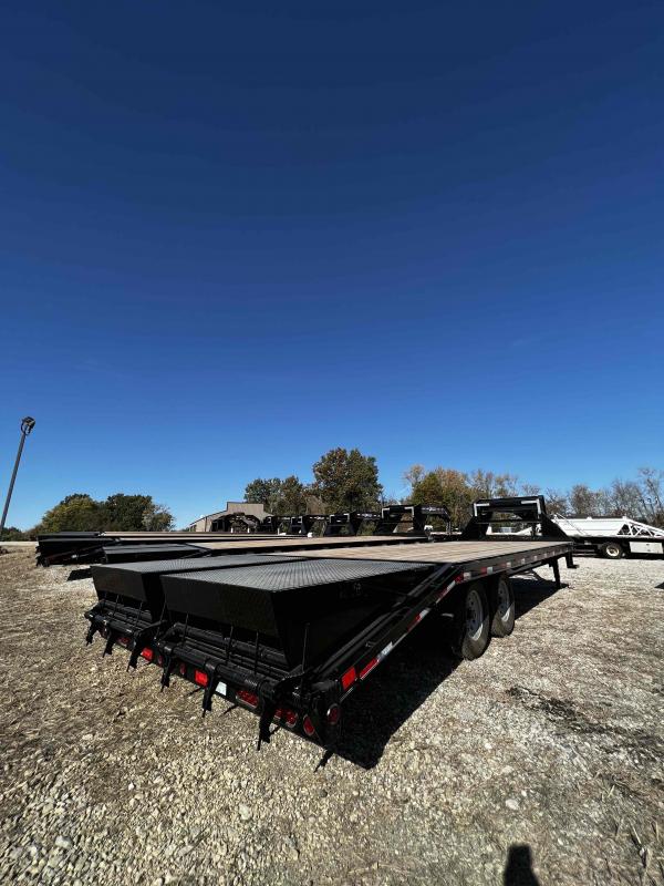 2023 Delco Trailers 102" x 20' + 5' Deckover Trailer 67JBBI