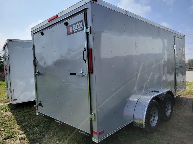 Box Cargo 7'x16' Bumper Pull Enclosed Cargo Trailer Box Cargo 7'x16' Bumper Pull Enclosed Cargo Trailer