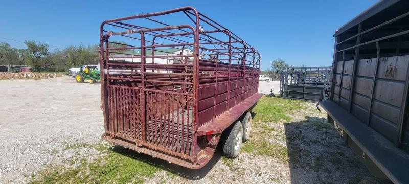 USED 1993 W-W Trailer 16' x 6'8 Gooseneck bar Top Stock / Stock Combo Trailer USED 1993 W-W Trailer 16' x 6'8 Gooseneck bar Top Stock / Stock Combo Trailer