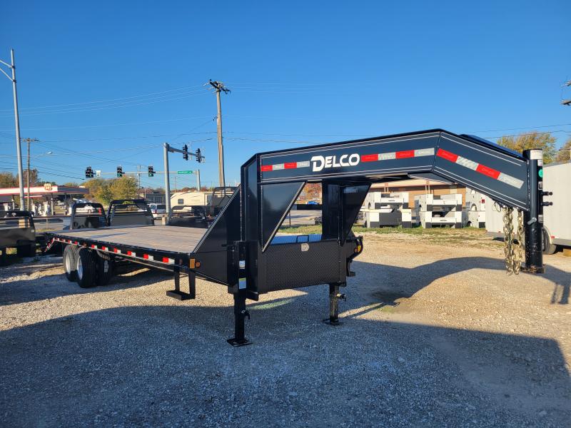 Delco 102 x 23'+5' 22990# Gooseneck Deckover Delco 102 x 23'+5' 22990# Gooseneck Deckover