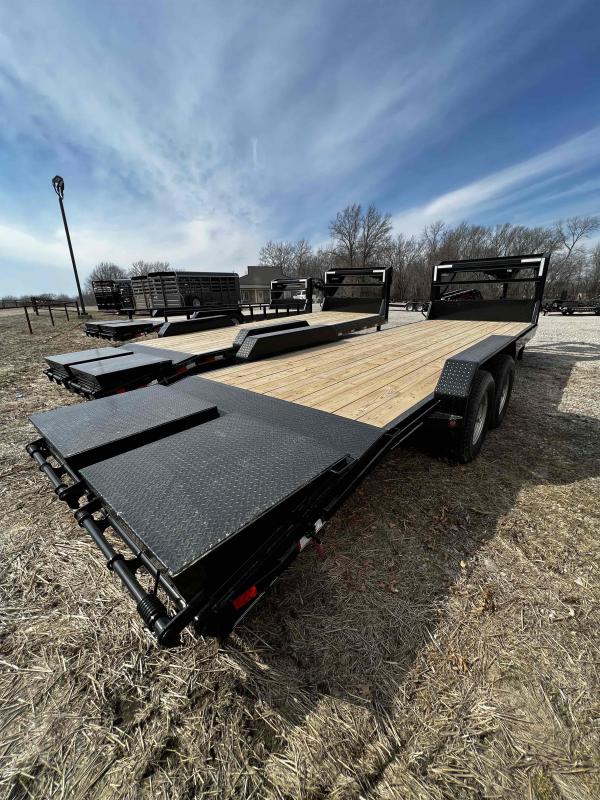 Delco Trailers 83"x20'+4' Equipment Trailer Delco Trailers 83"x20'+4' Equipment Trailer