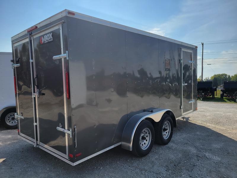 Box Cargo 7'x16' Bumper Pull Enclosed Cargo Trailer Box Cargo 7'x16' Bumper Pull Enclosed Cargo Trailer