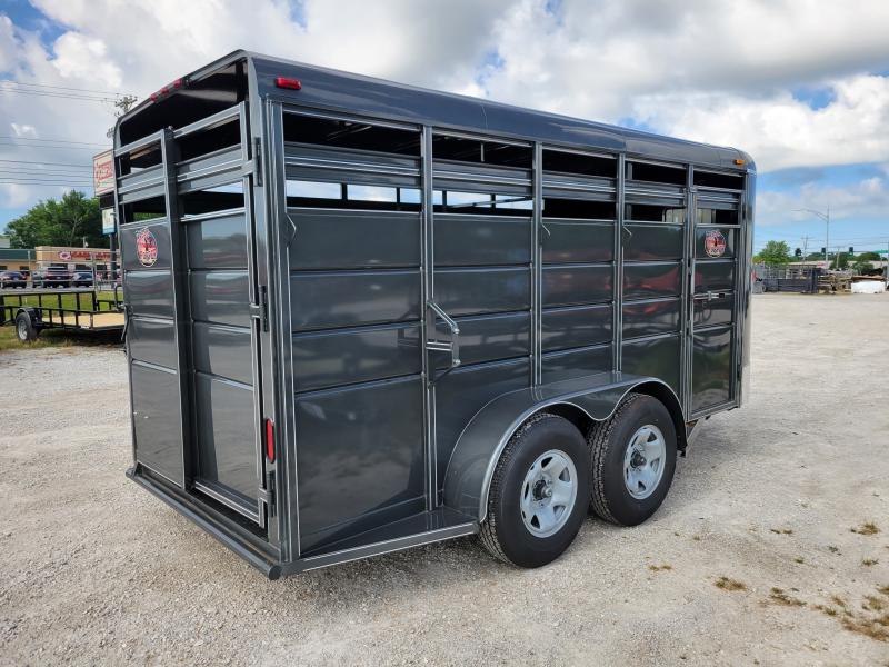 Brush Popper 16' x 6' Bumper Pull Livestock Trailer Brush Popper 16' x 6' Bumper Pull Livestock Trailer