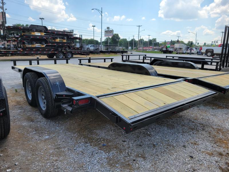 Bulldog 82 x 16' + 2' Bumper Pull Economy Car Hauler Flatbed Bulldog 82 x 16' + 2' Bumper Pull Economy Car Hauler Flatbed
