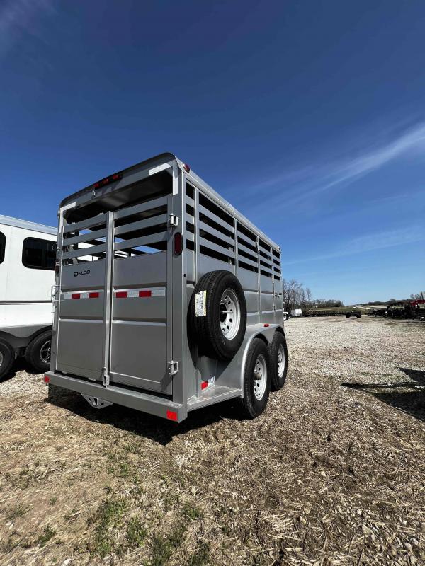 2022 Delco Trailers 14'x6' Bumper Pull Livestock Trailer 2022 Delco Trailers 14'x6' Bumper Pull Livestock Trailer