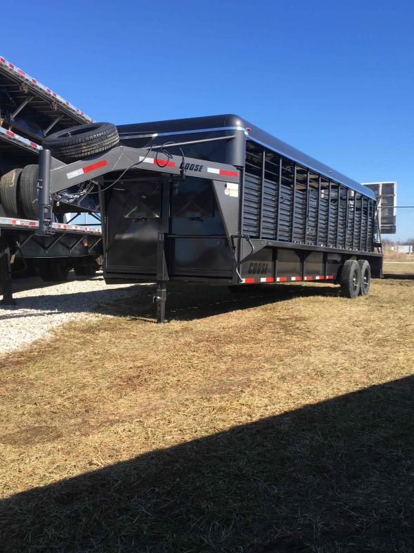 2021 Coose 6'8"X24' METAL TOP Livestock Trailer 2021 Coose 6'8"X24' METAL TOP Livestock Trailer