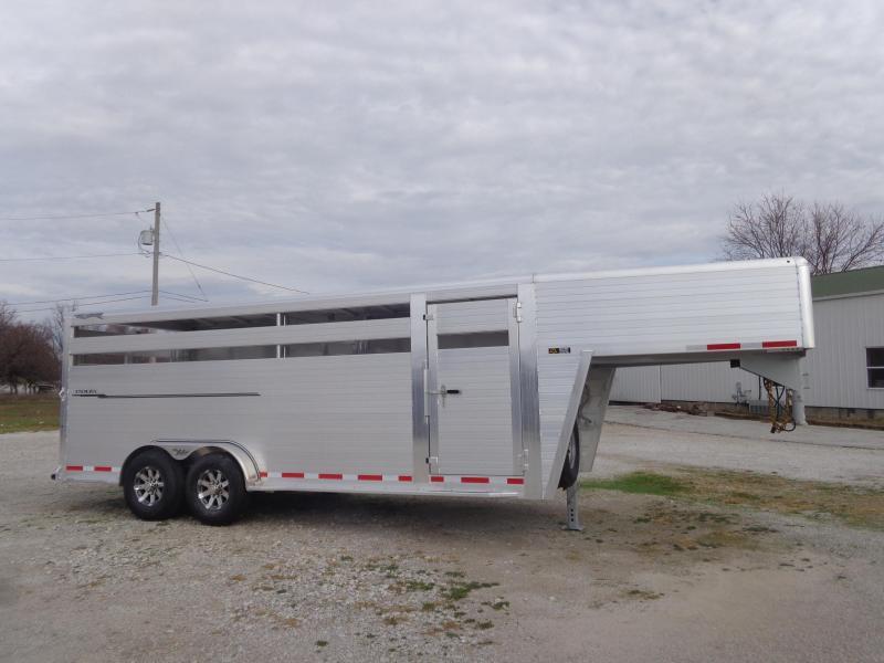 2021 Hillsboro 20' x 7' Endura Aluminum Gooseneck Livestock Trailer 2021 Hillsboro 20' x 7' Endura Aluminum Gooseneck Livestock Trailer
