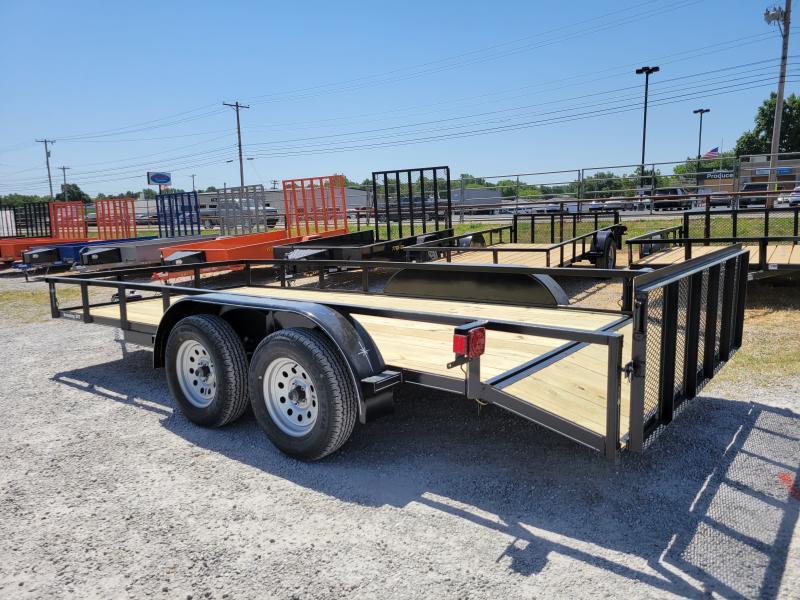 Bulldog 82 x 16+2 Dovetail Black Utility Trailer Bulldog 82 x 16+2 Dovetail Black Utility Trailer