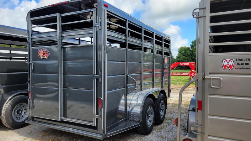Brush Popper 16' x 6' Bumper Pull Livestock Trailer Brush Popper 16' x 6' Bumper Pull Livestock Trailer