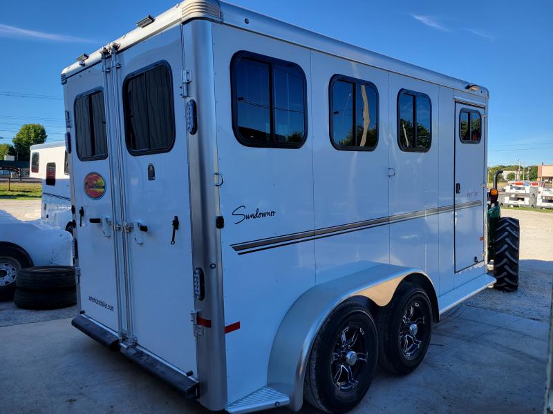 2023 Sundowner Trailers 16' x 6'6" Bumper Pull 3 Horse Slant Horse Trailer 2023 Sundowner Trailers 16' x 6'6" Bumper Pull 3 Horse Slant Horse Trailer