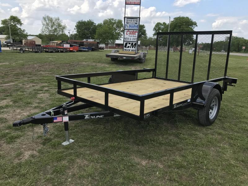 TexLine 77"x10' Flatbed Utility Trailer TexLine 77"x10' Flatbed Utility Trailer