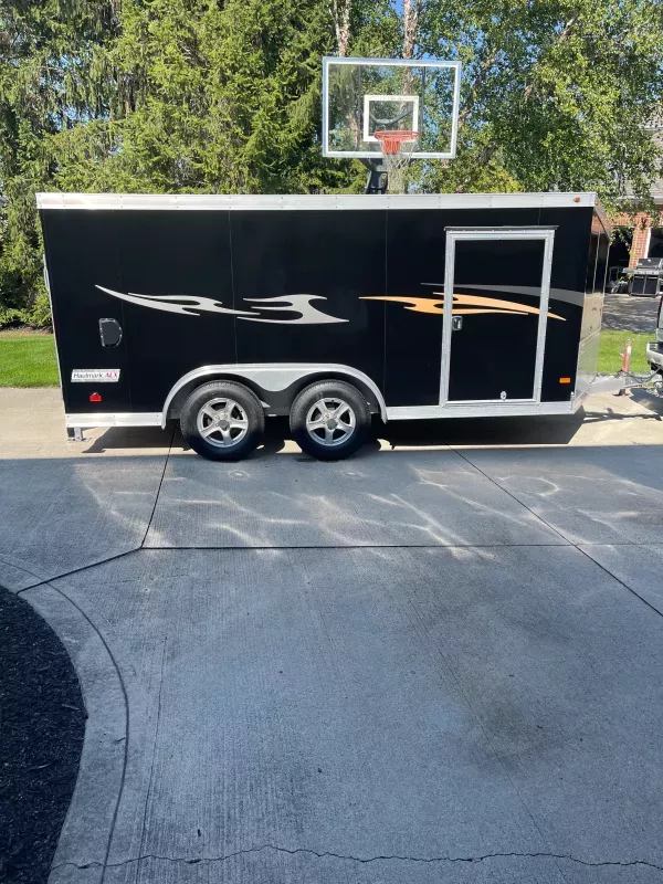 2015 Haulmark HAMV75x14WT2 ALX Low Hauler Motorcycle Trailers