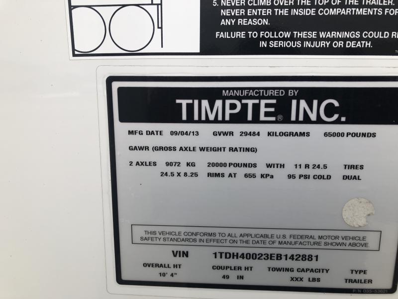 2014 Timpte 4066 Grain Hopper 2014 Timpte 4066 Grain Hopper