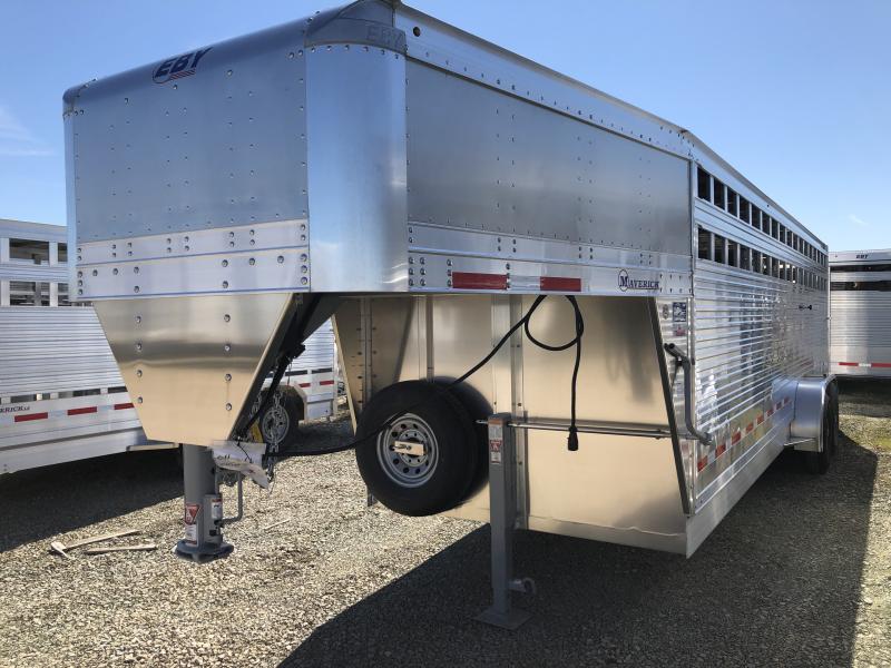 2020 EBY 24' x 6'11" x 6'6" Maverick Gooseneck Trailer 2020 EBY 24' x 6'11" x 6'6" Maverick Gooseneck Trailer