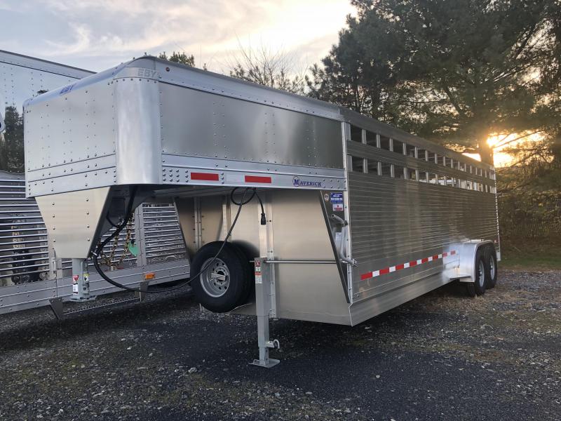 2021 EBY Maverick 24'x6'11"x6'6" Freedom Plus Livestock Trailer 2021 EBY Maverick 24'x6'11"x6'6" Freedom Plus Livestock Trailer