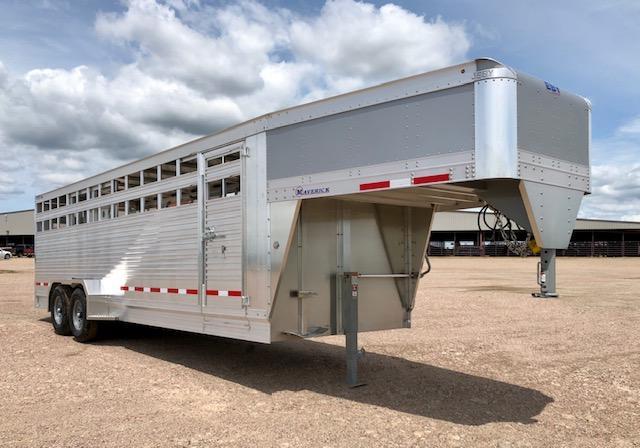 2021 EBY 24'x6'11"x6'6" Limited Edition Maverick Livestock Trailer 2021 EBY 24'x6'11"x6'6" Limited Edition Maverick Livestock Trailer