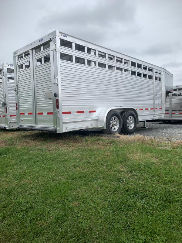 2023 EBY Maverick Stock / Stock Combo Trailer Aluminum Trailer and