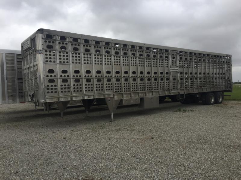 USED 2016 EBY 53' x 102" x 13'6" TRANSPORK Semi Livestock Trailer USED 2016 EBY 53' x 102" x 13'6" TRANSPORK Semi Livestock Trailer