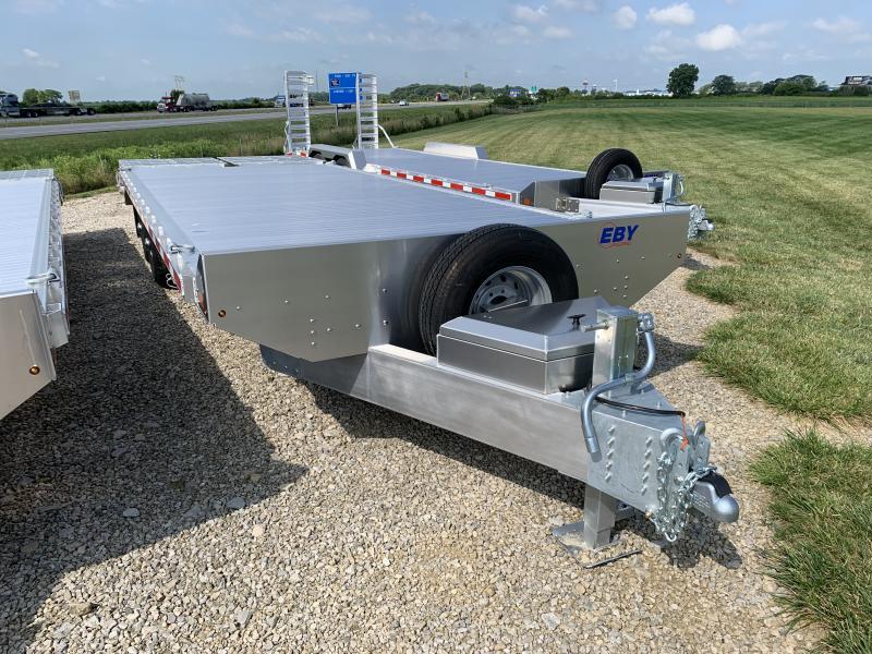2022 EBY Equipment Bumper Hitch Trailer Aluminum Trailer and Truck