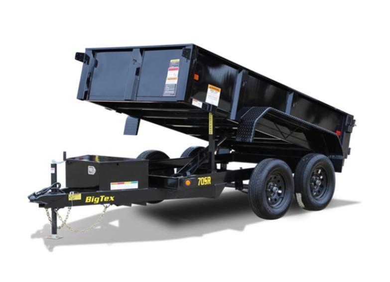 Big Tex 70SR 7K SINGLE RAM LP DUMP(5x10 TANDEM AXLE, DBL DOORS Big Tex 70SR 7K SINGLE RAM LP DUMP(5x10 TANDEM AXLE, DBL DOORS
