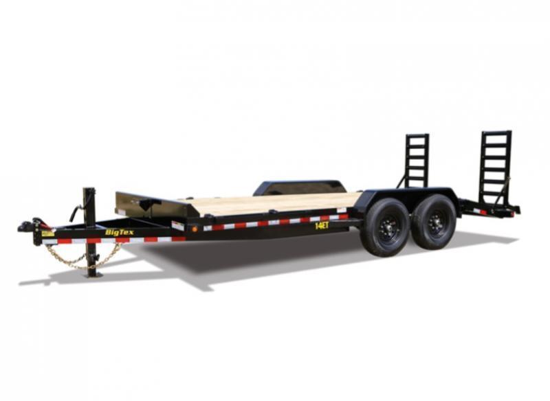 Big Tex 14ET 83" x 20 Tandem Axle Equipment Trailer Big Tex 14ET 83" x 20 Tandem Axle Equipment Trailer