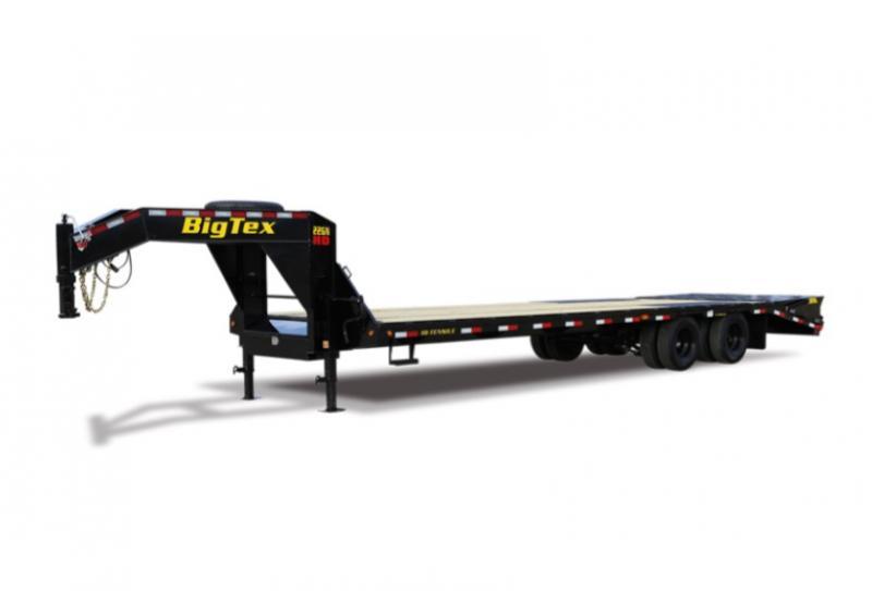 Big Tex 22GN102x 25 +5 Lo Pro,DT,MegaRamps,Black New Mexico Trailer