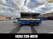 2026 Southland Trailers Blue 7X14 14K Dump with Solar Spare and Ramps